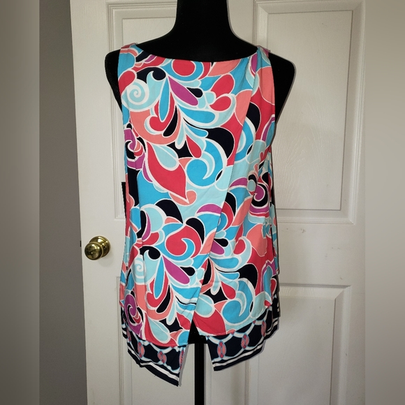 Crown & Ivy, NWT Women's Sleeveless Shirt Medium - Picture 4 of 9